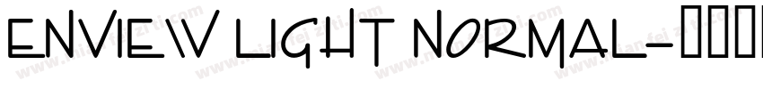 Enview Light Normal字体转换